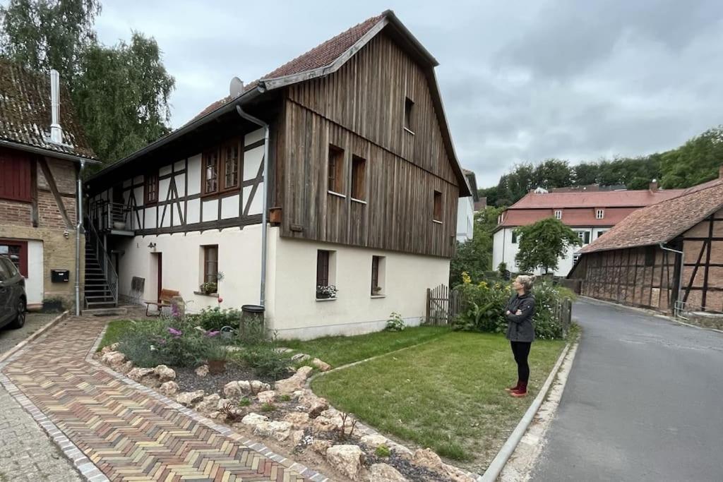 Wohnen Im Fachwerk - Ferienwohnung Fenja Nentershausen  Esterno foto