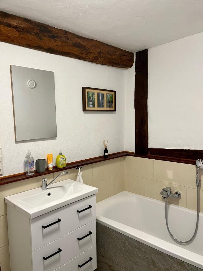 Wohnen Im Fachwerk - Ferienwohnung Fenja Nentershausen  Esterno foto